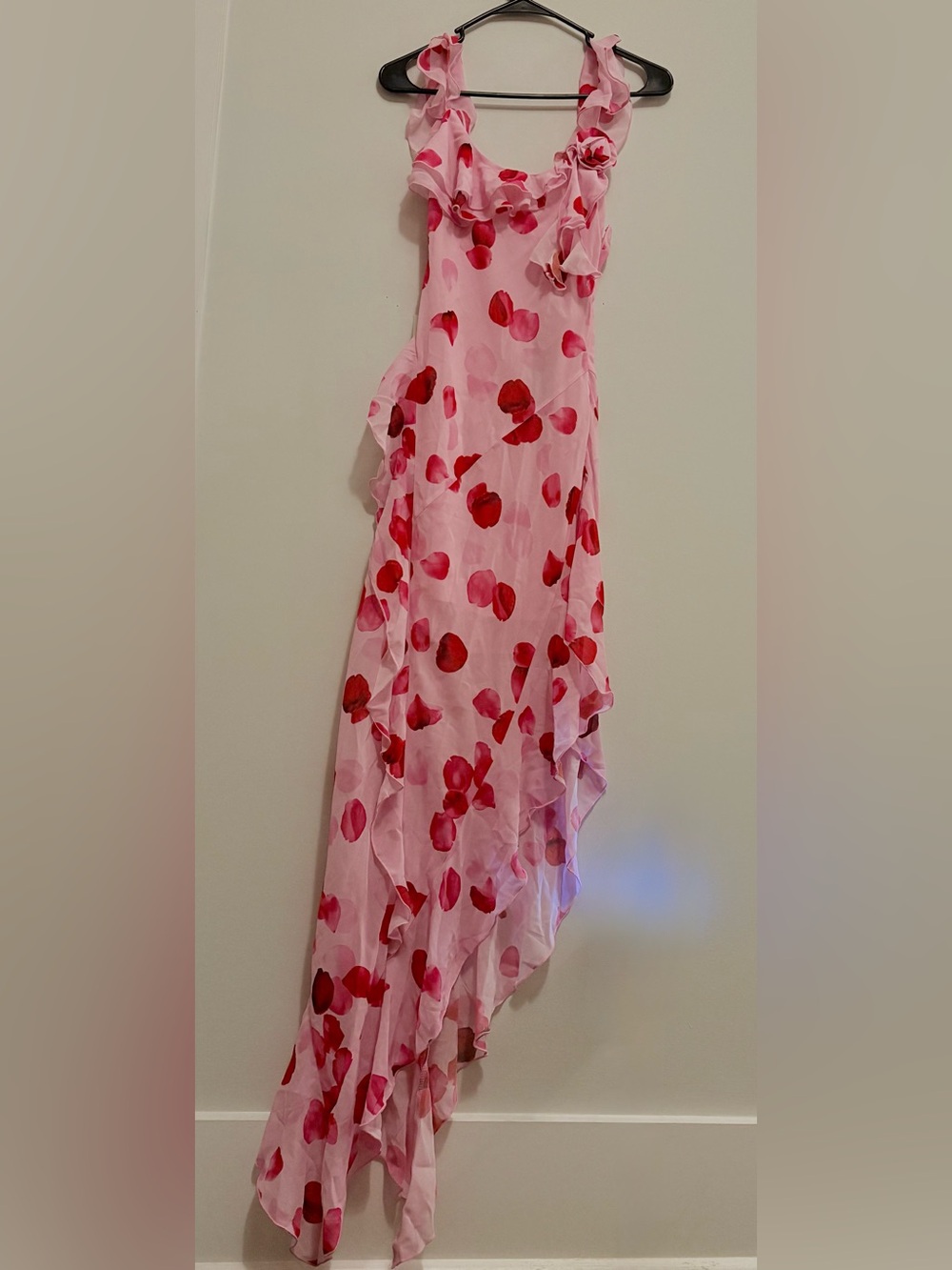 I.AM.GIA Pink and Red Patterned Maxi Dress